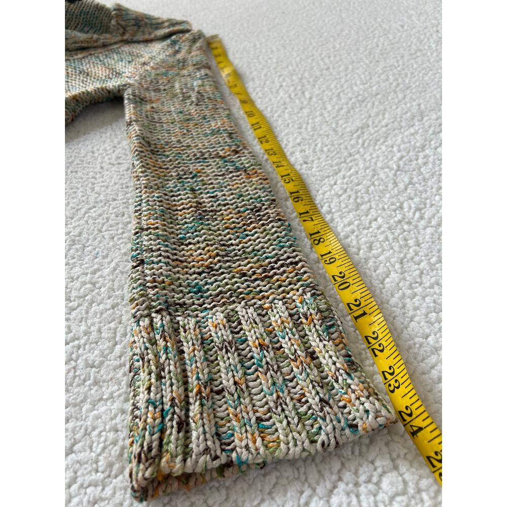 BCBG Maxazria Cardigan Women's M Long Sleeve Knit Button Multicolor Sweater Boho - Picture 6 of 10